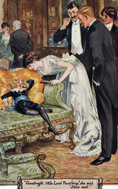 「おやすみなさい、小さなファウントレロイ卿」と彼女は言った、「よく眠れ」1936 作： Charles Edmund Brock